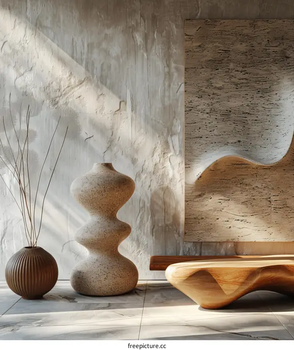 Modern Minimalist Interior Design Featuring Natural Materials