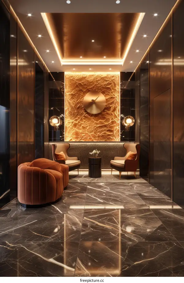 Luxury Modern Lobby Interior Design
