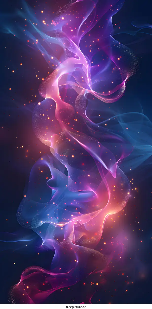 Colorful smoke background