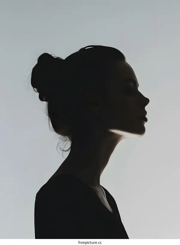 portrait of a woman in profile