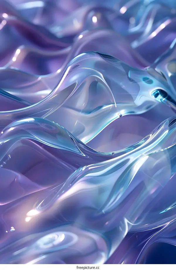 abstract blue purple waves background
