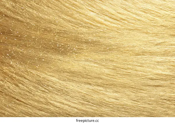 Golden Hair Texture Close Up