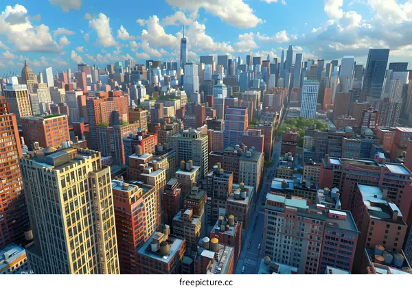 A photo of New York City.