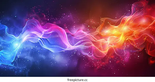 Abstract Colorful  Space  Energy  Background