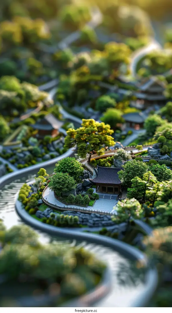 Exquisite Model Miniature Landscape