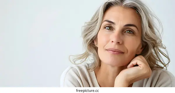 Portrait of a Beautiful Senior Woman