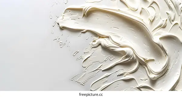 Abstract White Paint Texture Background