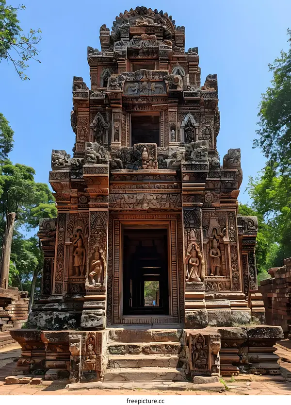Ancient Temple Ruins in Thailand