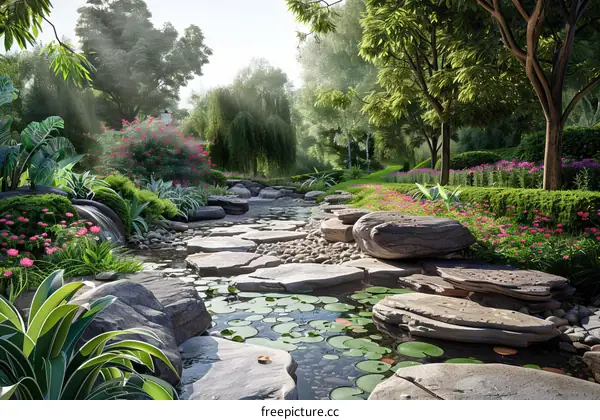 Landscape Design Rendering