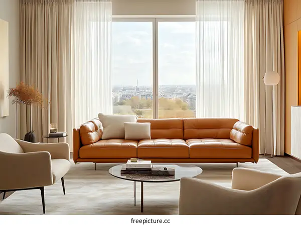 Modern Parisian Living Room Interior Design