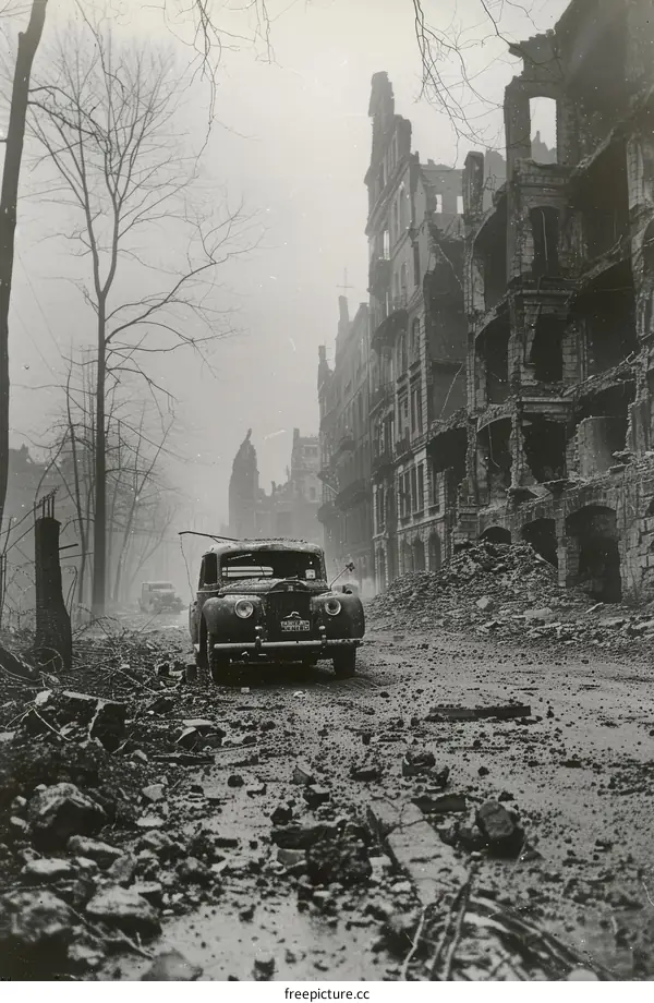 Post-war Berlin, Germany, circa 1945