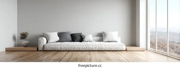 Modern Minimalist Living Room Interior Design