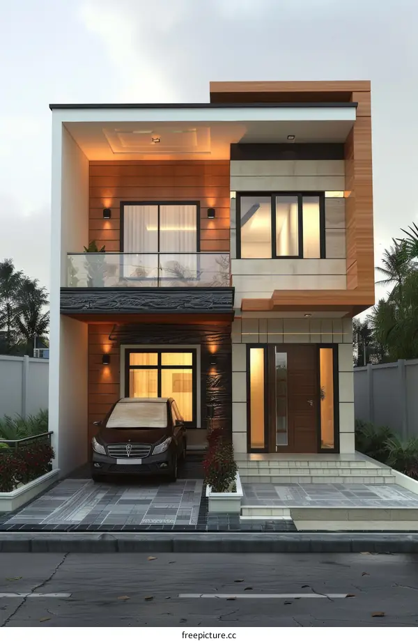 A modern style of townhouses