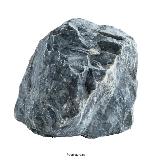 [Transparent Background PNG]Raw Limestone Rock Specimen on transparent background