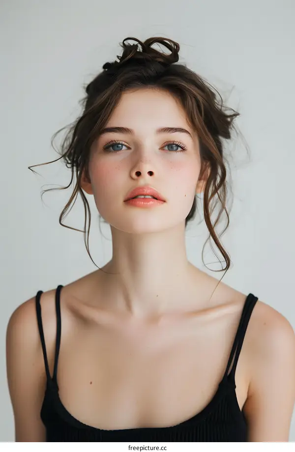 portrait of a beautiful young woman