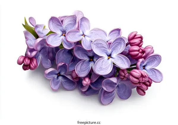 Lilac Bouquet Close-up in Spring