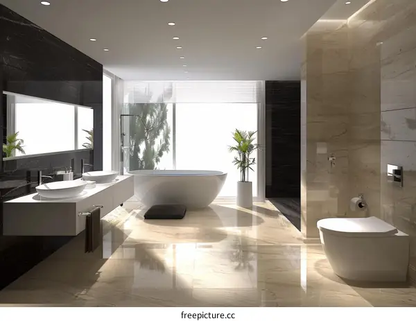 Modern Luxury Bathroom Interior Design