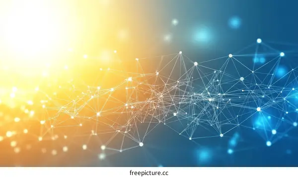 Abstract Network Graphic Design