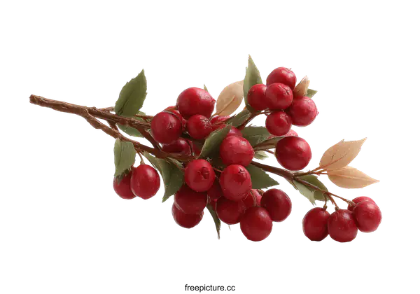 [Transparent Background PNG]Artificial Berries Branch Decoration