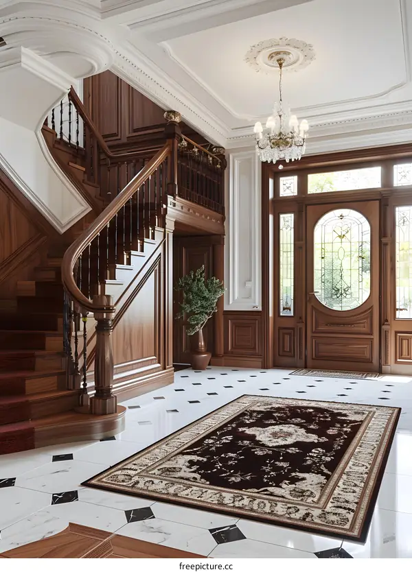 European style house interior