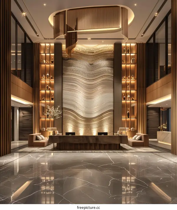 Modern Luxury Hotel Lobby Interior Design
