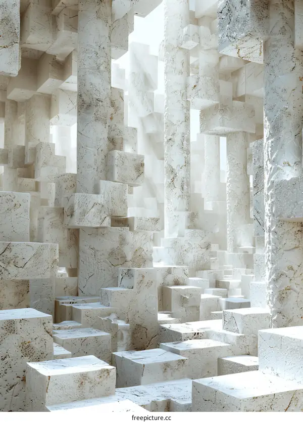 Abstract Geometric Structure of White Cubes