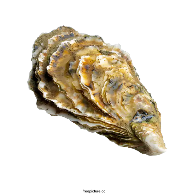[Transparent Background PNG]An oyster shell on a white background
