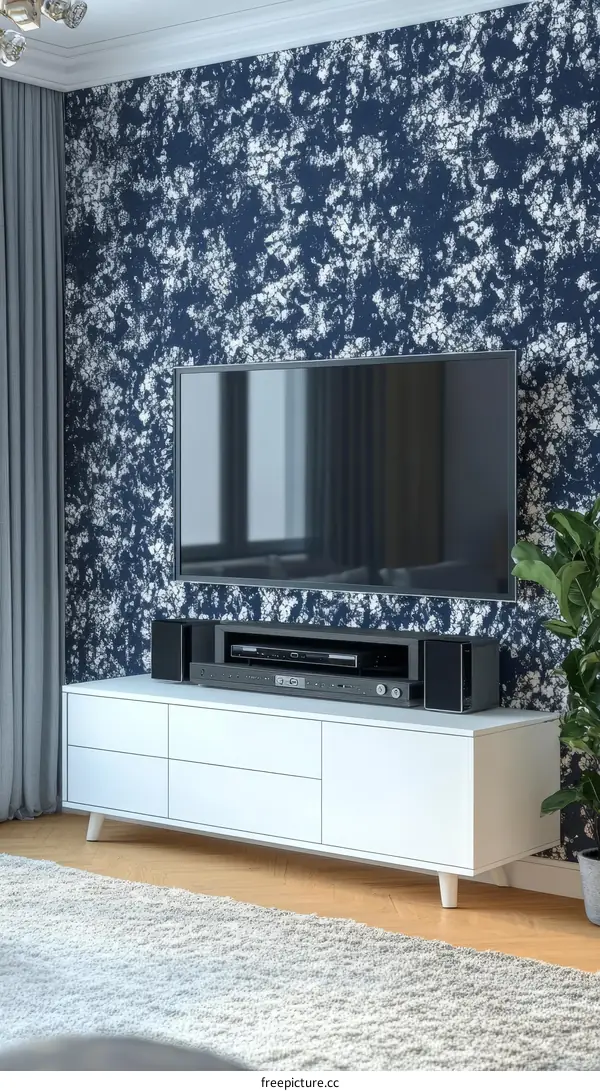 Modern Living Room Decor with TV Console