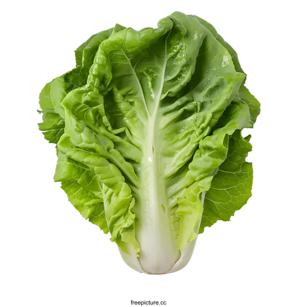 [Transparent Background PNG]Fresh Green Napa Cabbage Isolated on White Background