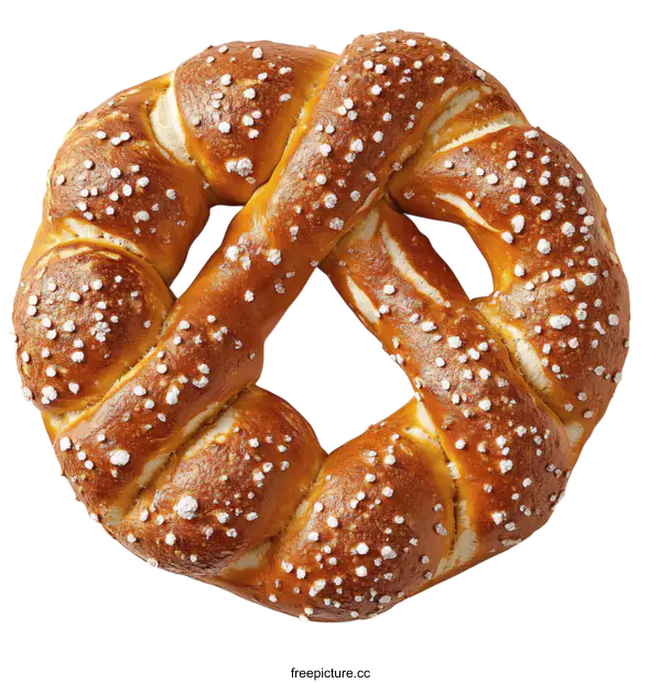 [Transparent Background PNG]Delicious and Crispy Pretzel Food Photography