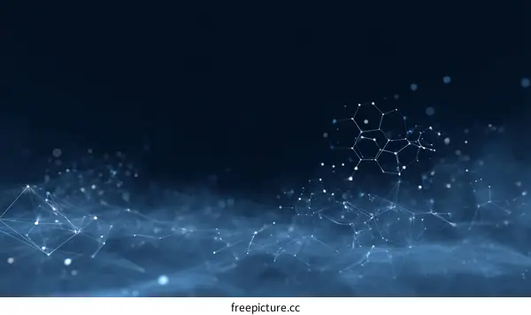 Abstract Digital Network Design Illustration