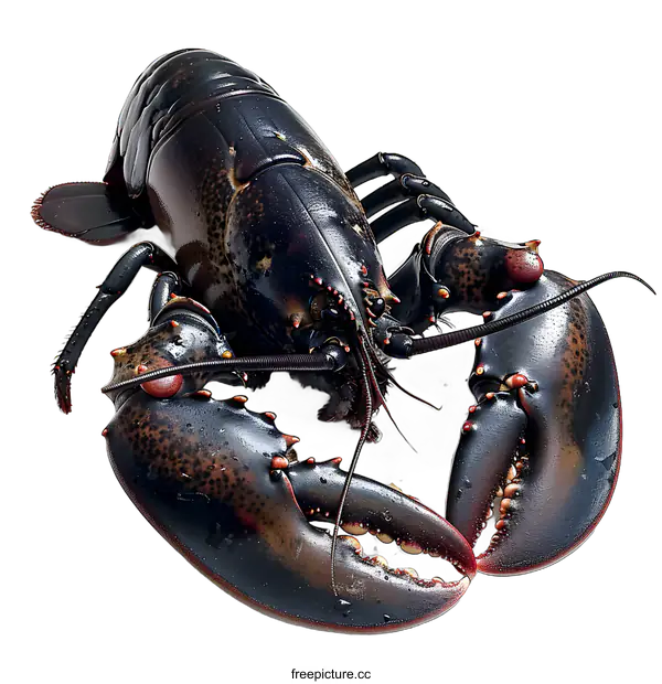 [Transparent Background PNG]Fresh Lobster on White Background