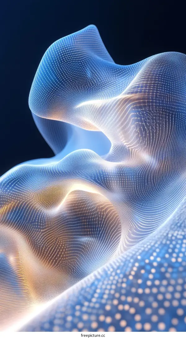 Abstract Digital Wave Design