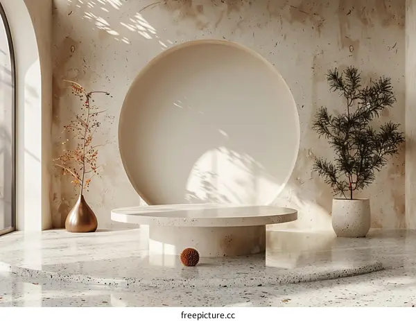 Beige Minimalist Interior Design Showcase