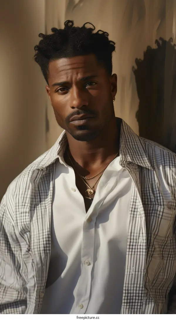 A Portrait of a Handsome Man