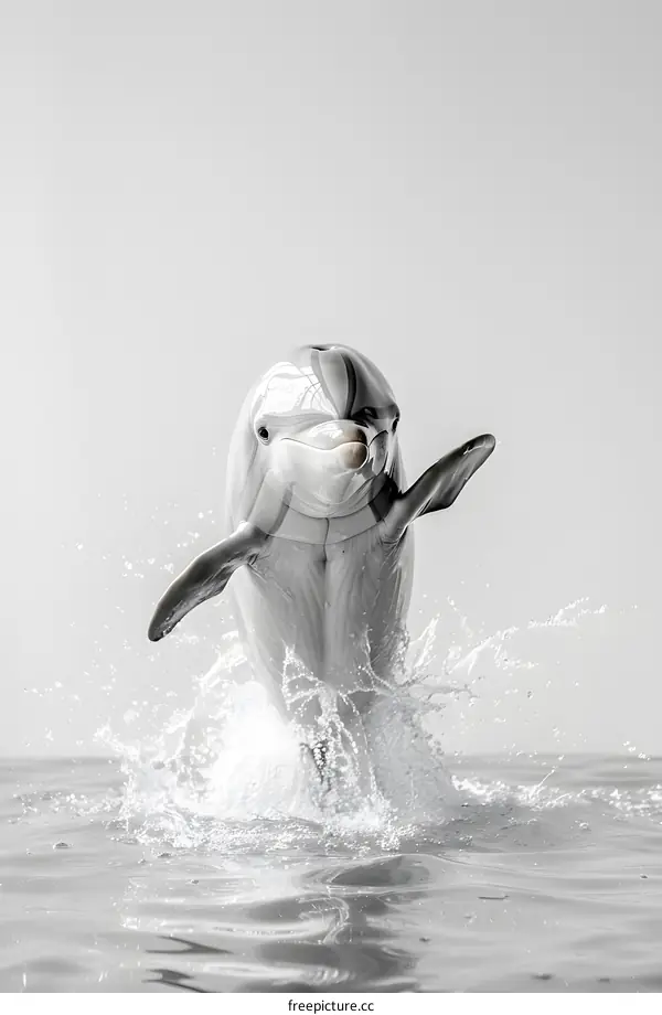 Dolphin Leaping from Water