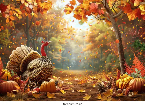 Thanksgiving Turkey in Nature