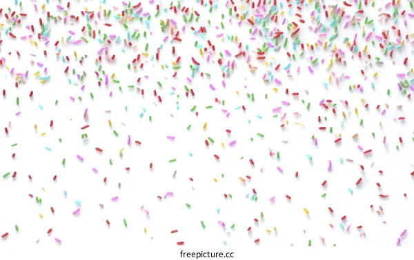 Colorful Sprinkles Background Design