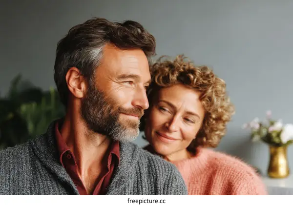 Affectionate Couple Close Up