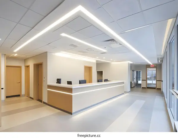 Modern Interior Design Office Reception Area