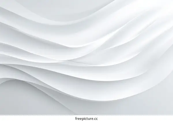 Abstract White Wave Design Background
