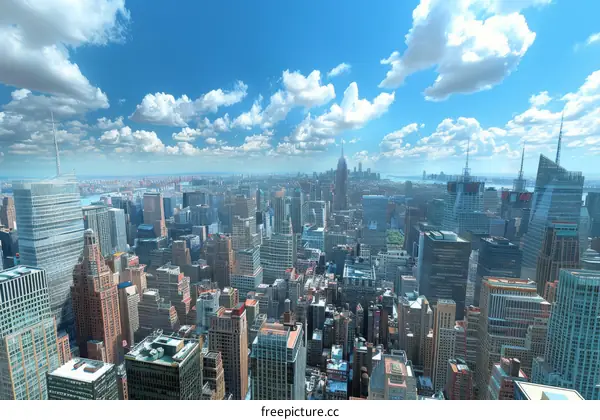 Manhattan Skyline at Night