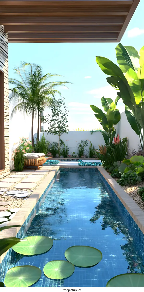 Tropical Pool Landscape Design