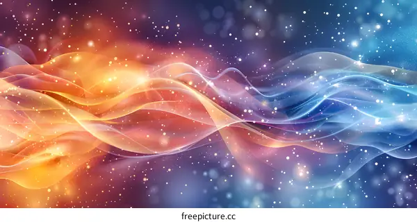 Wavy energy background