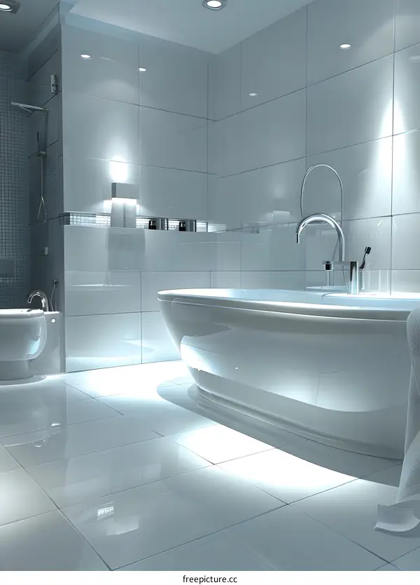 Modern and simple style bathroom