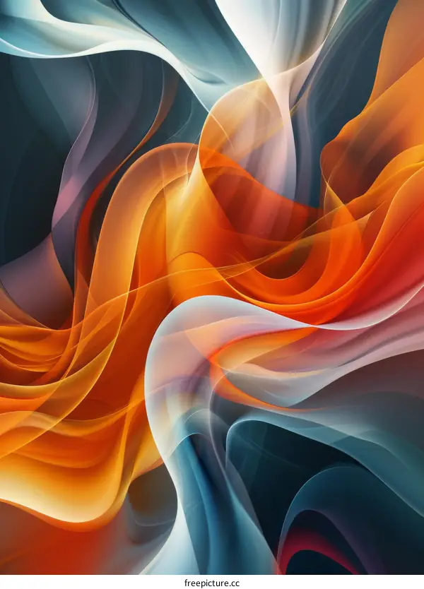 Colorful Silk Abstract