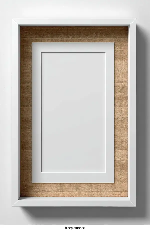 White Frame Mockup for Artwork or Print