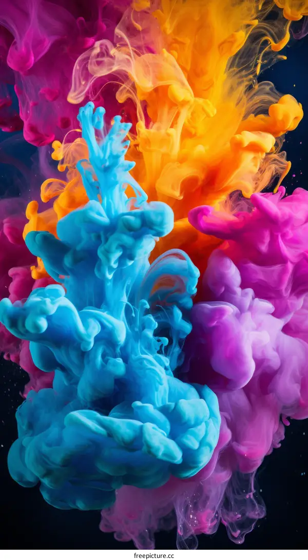 Colorful Ink in Water