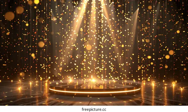 Golden Particles Stage