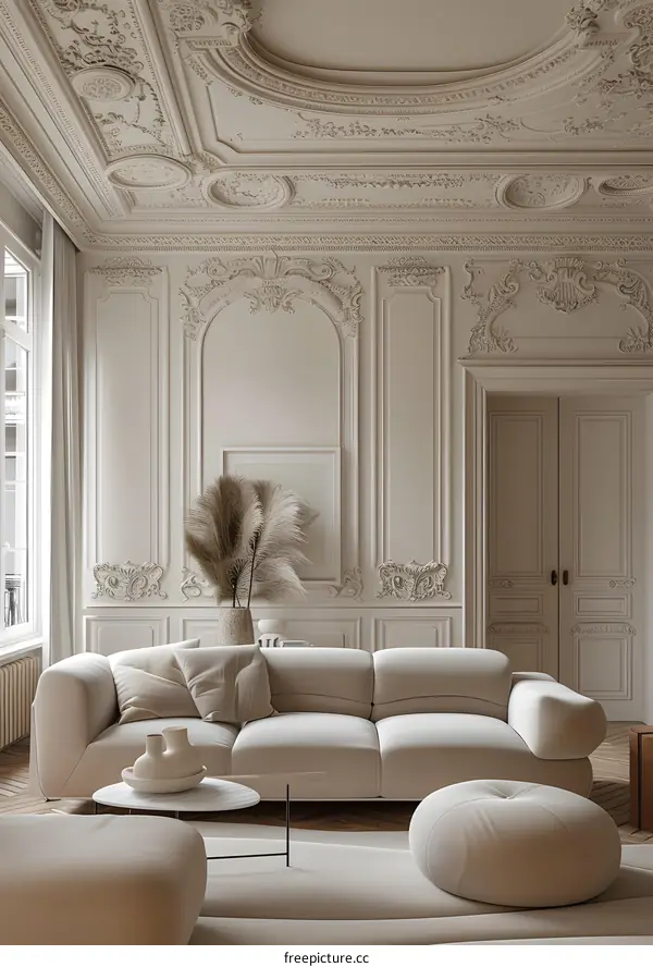 Creamy Living Room